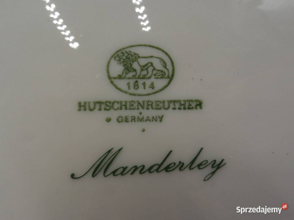 Talerzyki deserowe HUTSCHENREUTHER Menderley 9 wielkopolskie