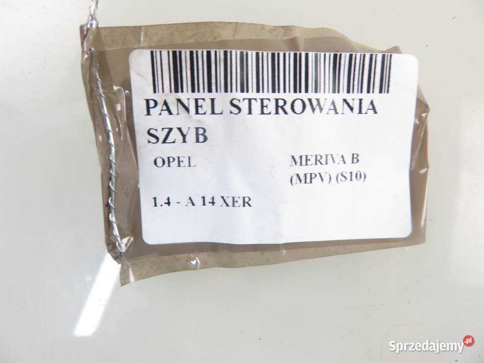 PANEL SZYB OPEL MERIVA B MPV S10 13266039 Wyposażenie wnętrza
