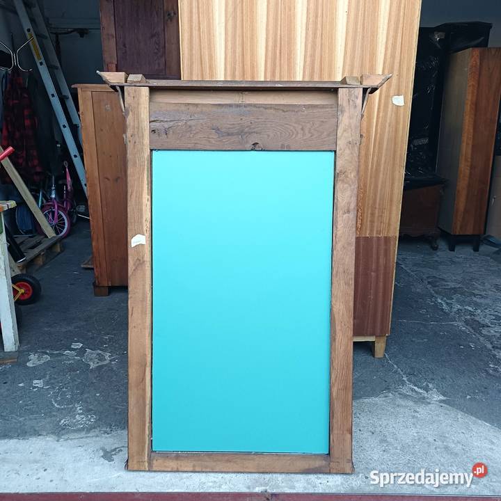 Eklektyczne Lustro Wiszące w dębowej ramie 1 Suchorzew