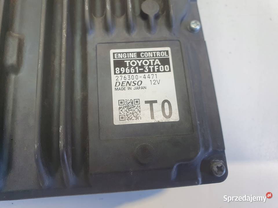 Toyota Camry VIII STEROWNIK SILNIKA 2763004471 lubelskie Janów