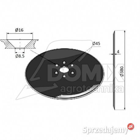 Talerz redlicy D380 AC825821 Bellota Do maszyn uprawowych Rolnictwo Kawnice sprzedam