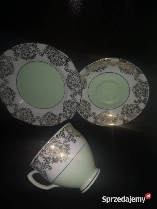 Filiżanka z talerzykiem DIAMOND ENGLAND Gdańsk