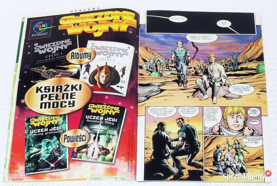 Komiks Gwiezdne Wojny QuiGon Jinn Misja Vadera Amerykańskie Gliwice