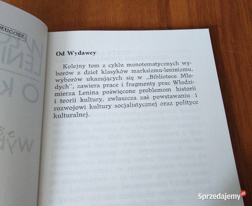 O kulturze wybór Włodzimierz Lenin Książki i Podręczniki Gdańsk