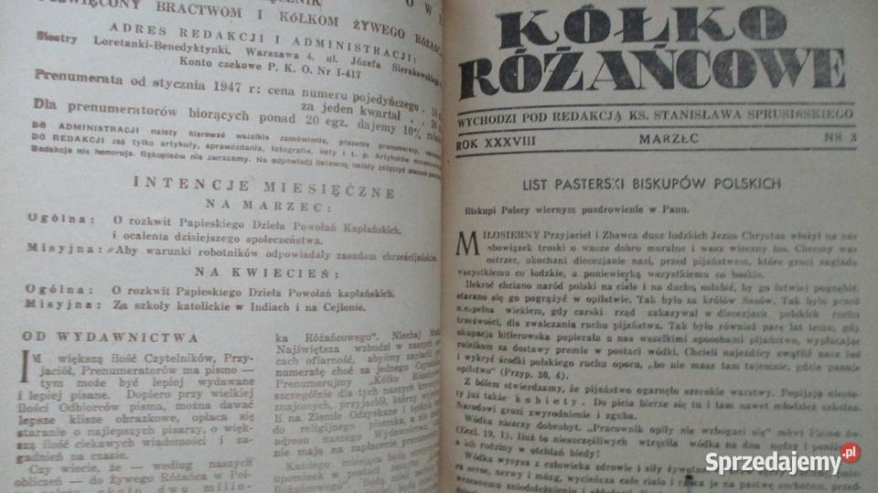 Kółko Różańcowe rocznik 1947różaniecreligia