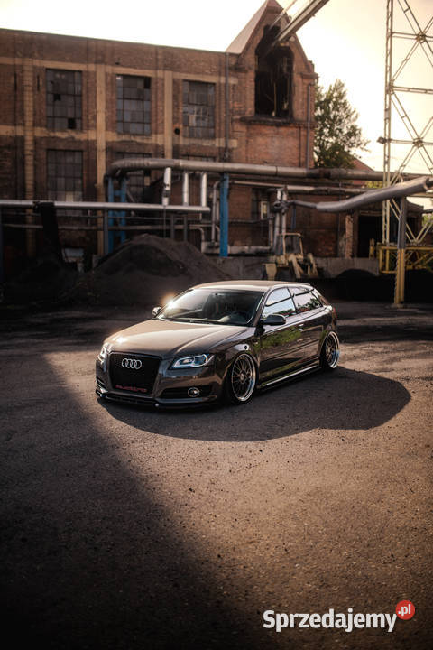 Audi A3 8P 20 Quattro Airride maxton 3tlg stance skórzana tapicerka śląskie Ruda Śląska
