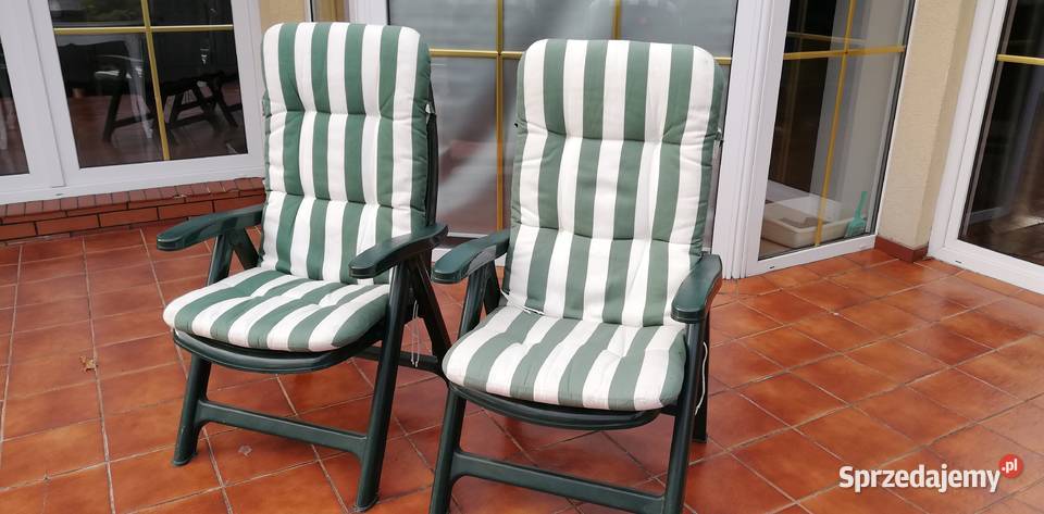 Poduszki na leżaki krzesła 2 materacyki Garwolin
