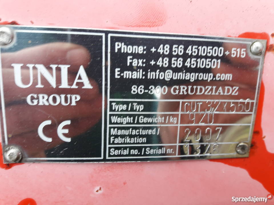 Brona talerzowa Unia CUT 320