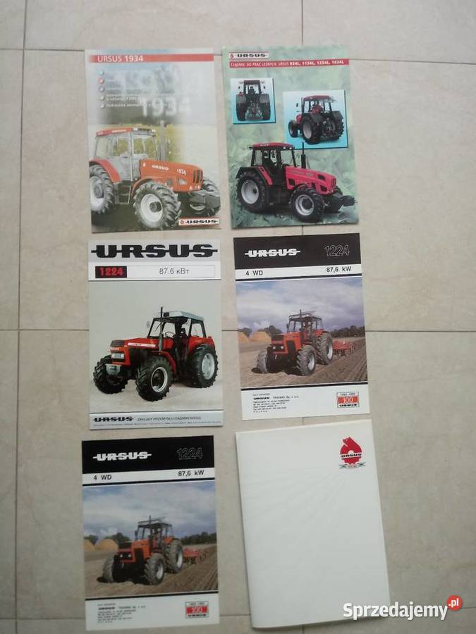 Prospekt informacyjny Ursus C330 1224 1624 934 Warszawa