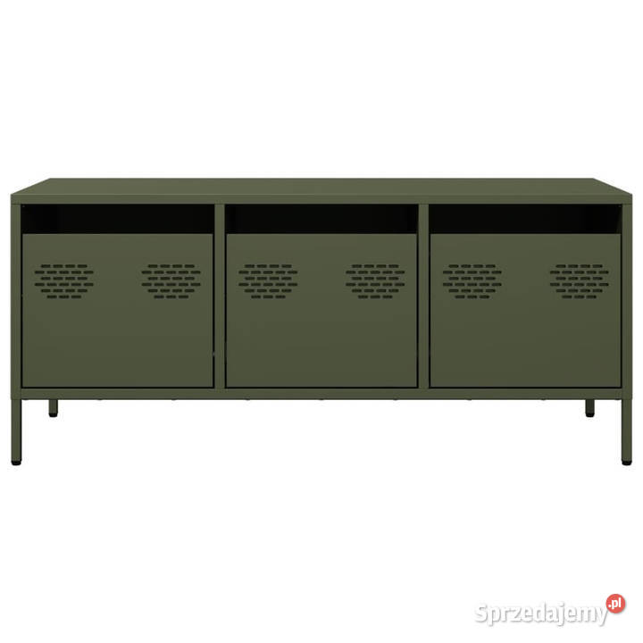 Szafka RTV oliwkowa 1015x39x435 stal walcowana Warszawa