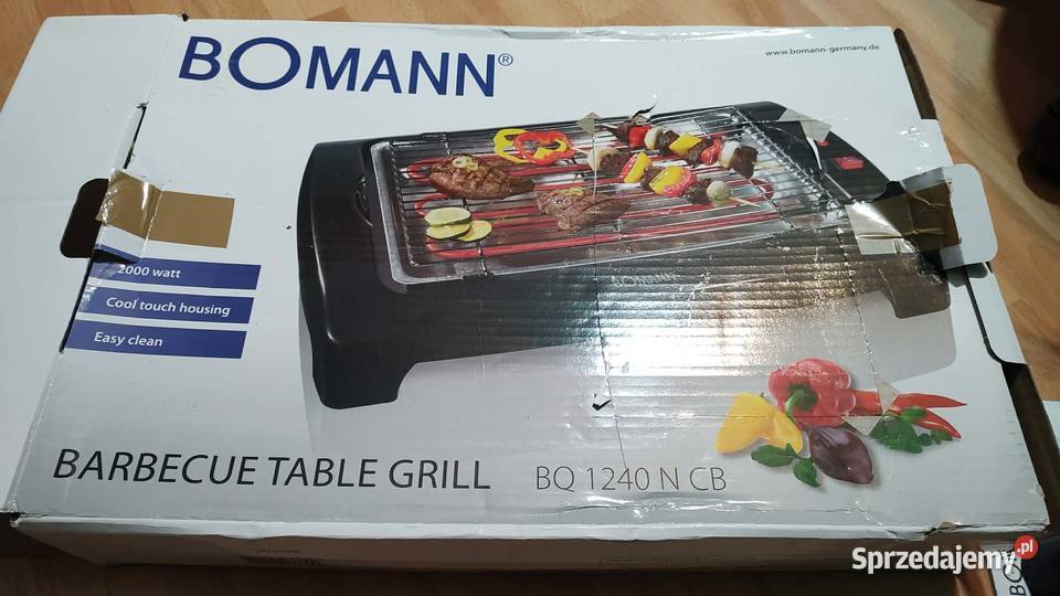 grill elektryczny stołowy Bomann BQ 1240 N CB o Książ Wielkopolski