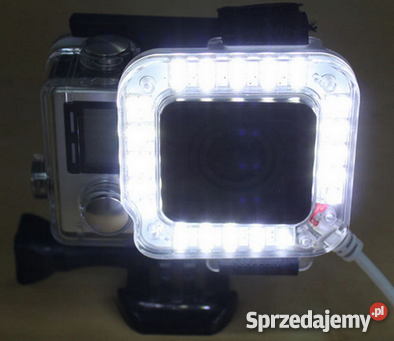 Tuto Go Pro Lampa nakładka LED Go Pro potężna Kamery śląskie Jaworzno