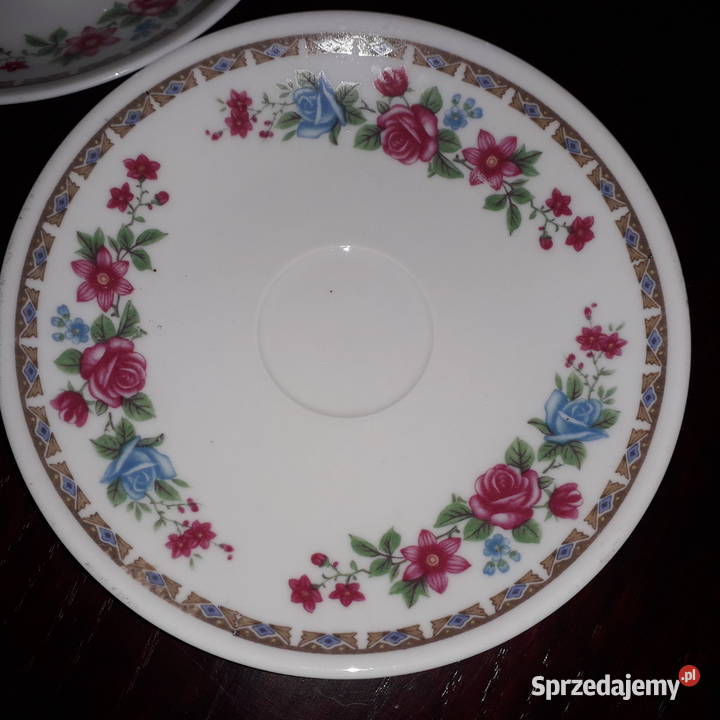 filiżanki sześć sztuk wielokolorowy Wyposażenie wnętrz Kraków sprzedam