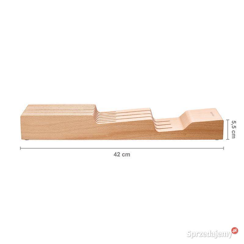 Drewniany blok na noże do szuflady FISKARS Opalenica