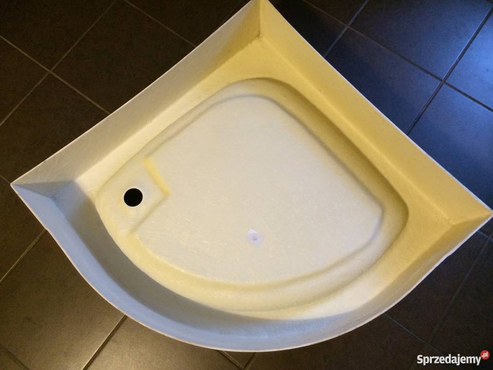 Brodzik półokr Optimum 80x80x7 kompakt Sanplast Kwidzyn sprzedam