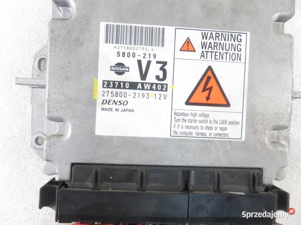 STEROWNIK NISSAN PRIMERA P12 22 dCi 2758002193 małopolskie