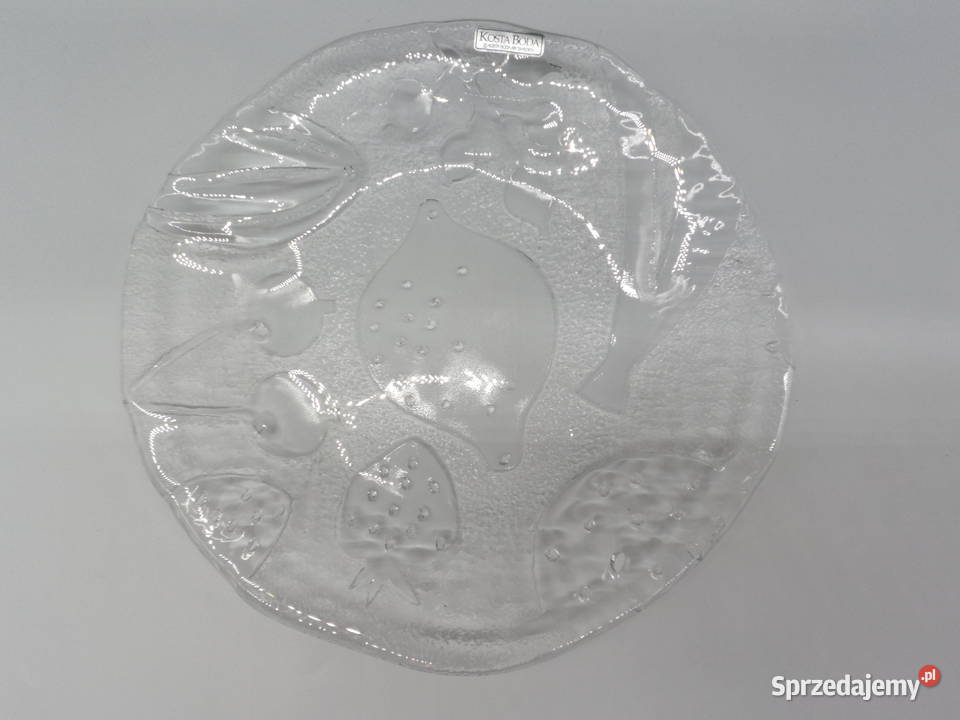 Kosta Boda TROPIC szklany talerz patera owoce Porcelana i szkło sprzedam