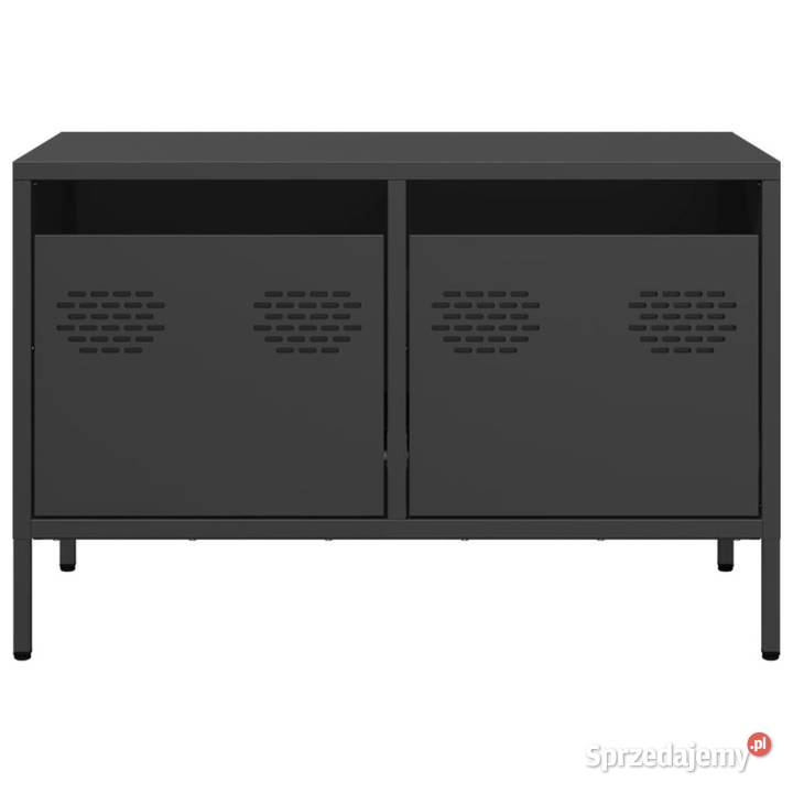 Szafka RTV czarna 68x39x435 stal walcowana na mazowieckie Warszawa