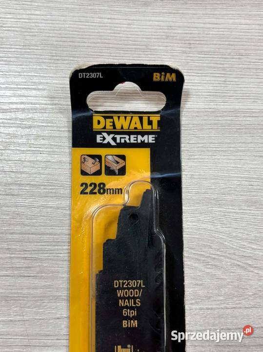 DeWalt Brzeszczot do drewna Klucze Elbląg