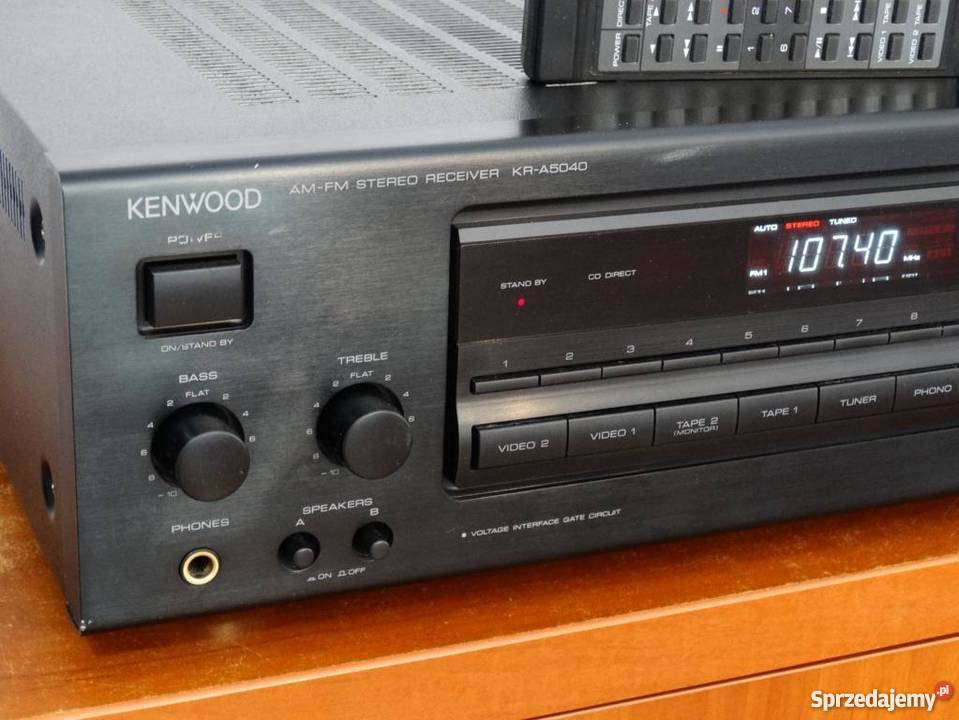 Amplituner Kenwood KRA5040 pilot mocny i sprawny Jasło
