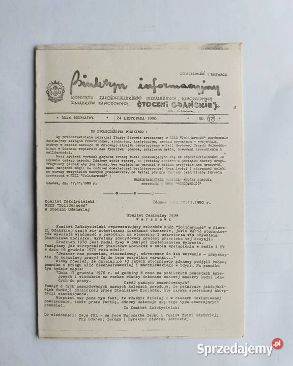 Biuletyn Informacyjny KZ NSZZ Solidarność Gdynia