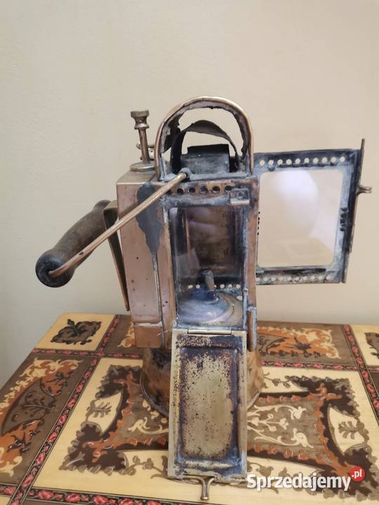 Stara lampa kolejowa Art Deco Kraków