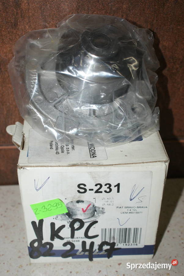 Pompa wodna S231 BRAVA 14 12V 10951201 BRAVO 14 sprzedam
