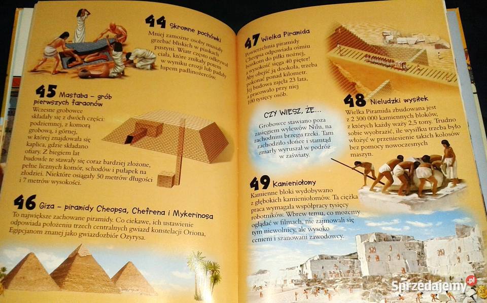 101 ciekawostek Starożytny Egipt Niko Dominiguez miękka lubelskie Chełm sprzedam