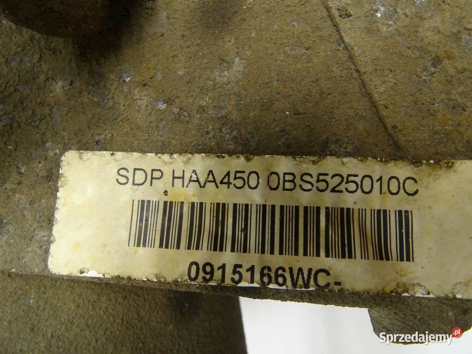 MOST DYFER DYFERENCJAŁ 0BS525010C NVK HALDEX 4X4 Dyferencjały