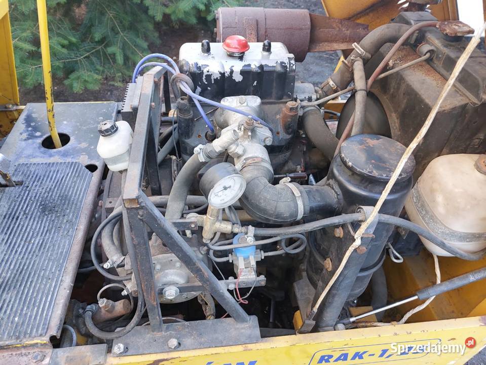 Sprzedam wózek widłowy rak 125 z silnikiem c 330 regulowane widły
