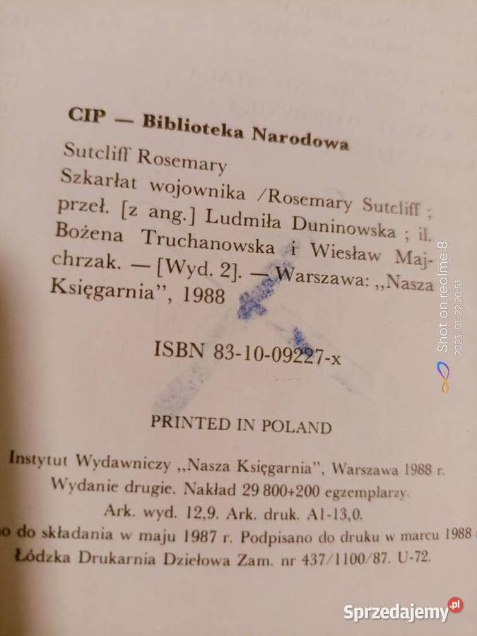 Szkarłat wojownika książki Warszawa księgarnia Książki i Podręczniki