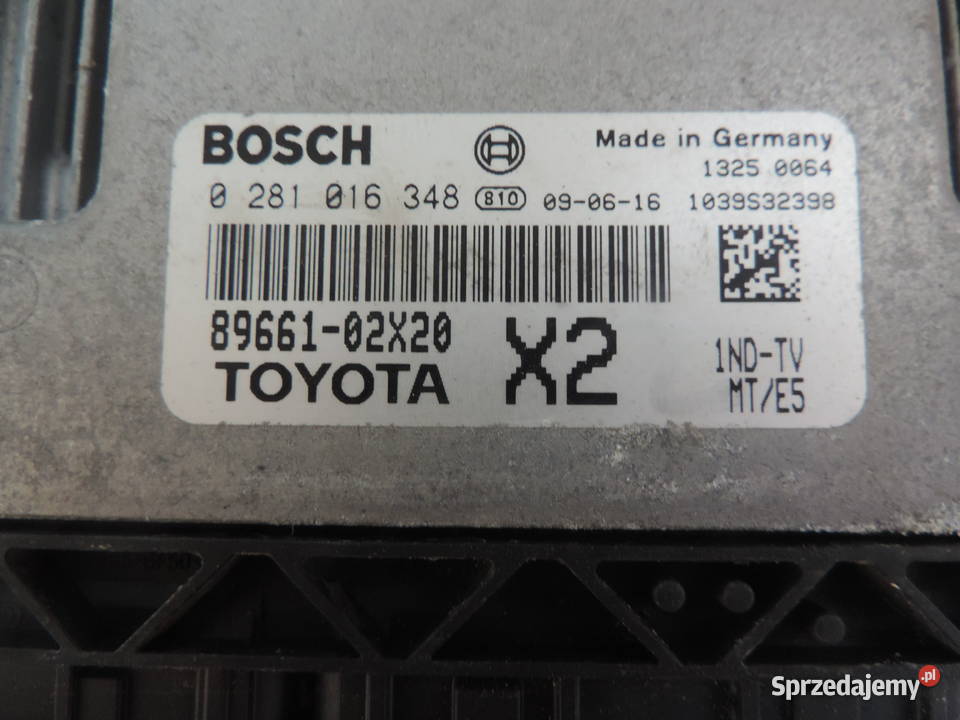 KOMPUTER SILNIKA 8966102X20 TOYOTA AURIS E15 14 Układ elektryczny małopolskie Nowy Sącz