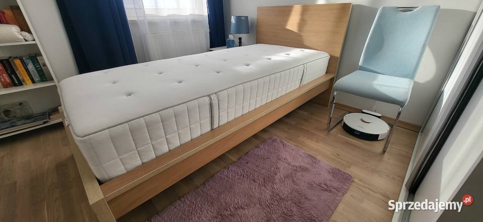 Sprzedam łóżko z materacem Stan idealny Warszawa sprzedam