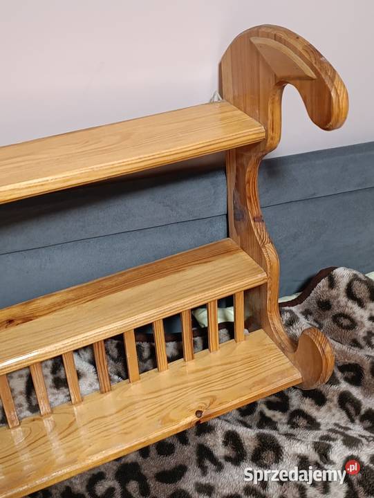 półka wisząca drewniana Poznań sprzedam