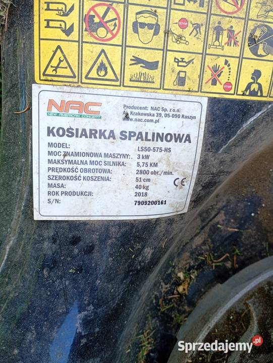 Sprzedam spalinową kosiarka NAC Gniezno