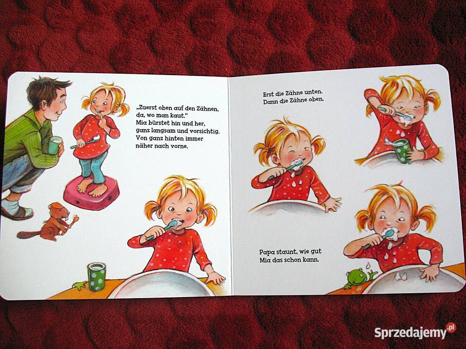 Zhneputzen Klar mit Zahncreme Anna Taube książka mazowieckie Siedlce