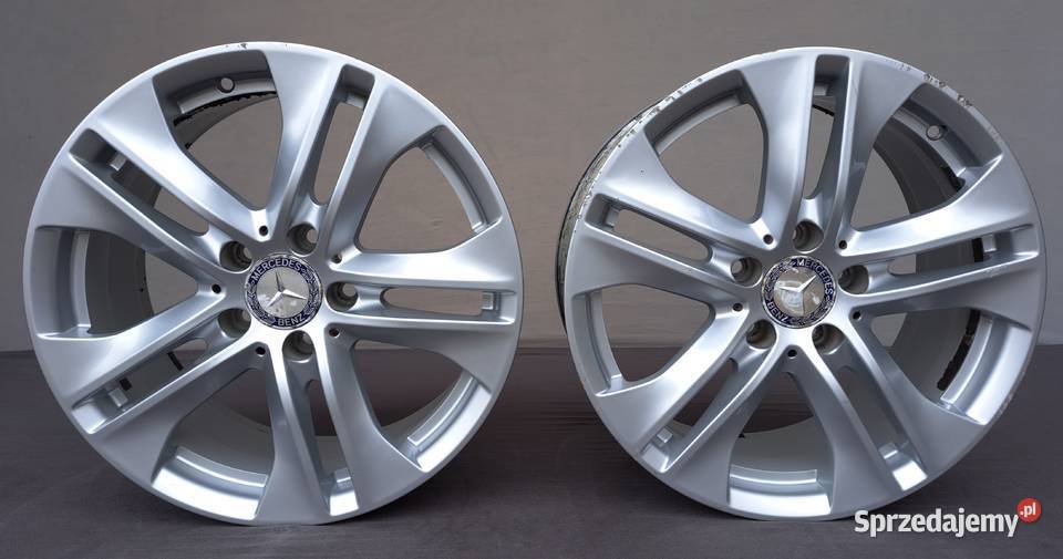 2X FELGA ALUMINIOWA R17 5X112 ET48 MERCEDES W212 Samochodowe Mielęcin