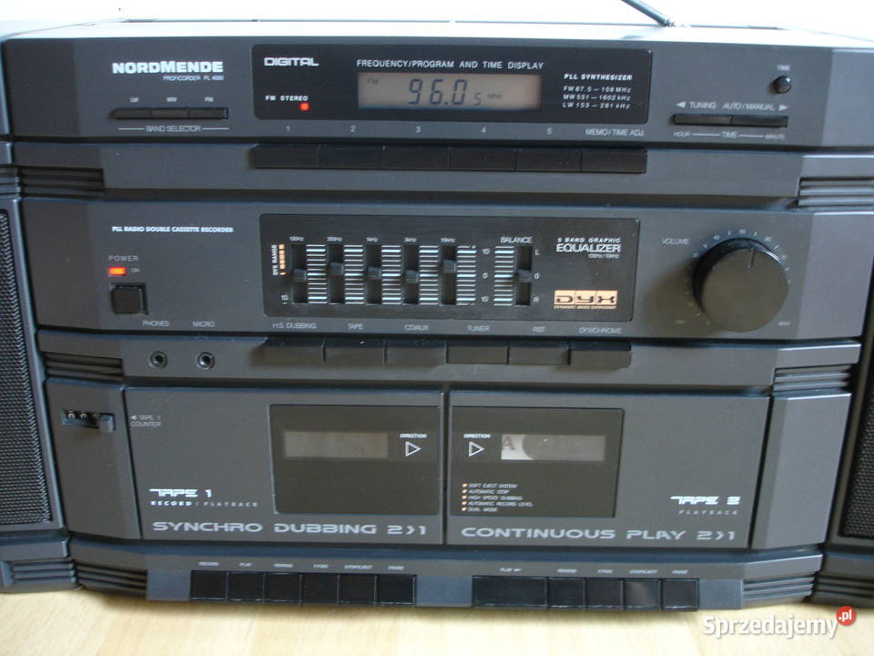 Radiomagnetofon NORDMENDE 990125 Zielona Góra