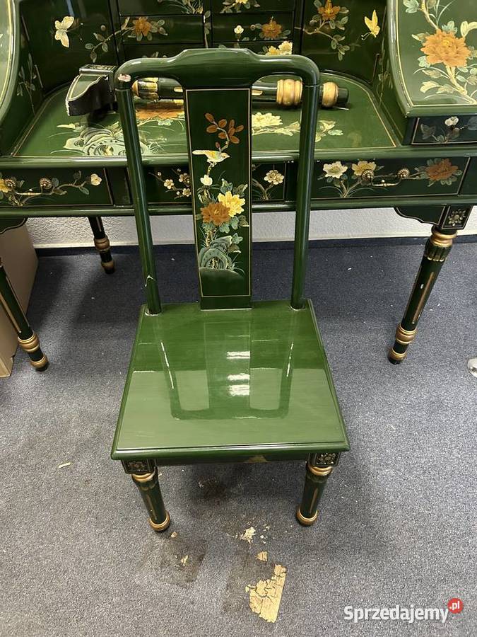 Vintage orientalny komplet ręcznie malowany Warszawa