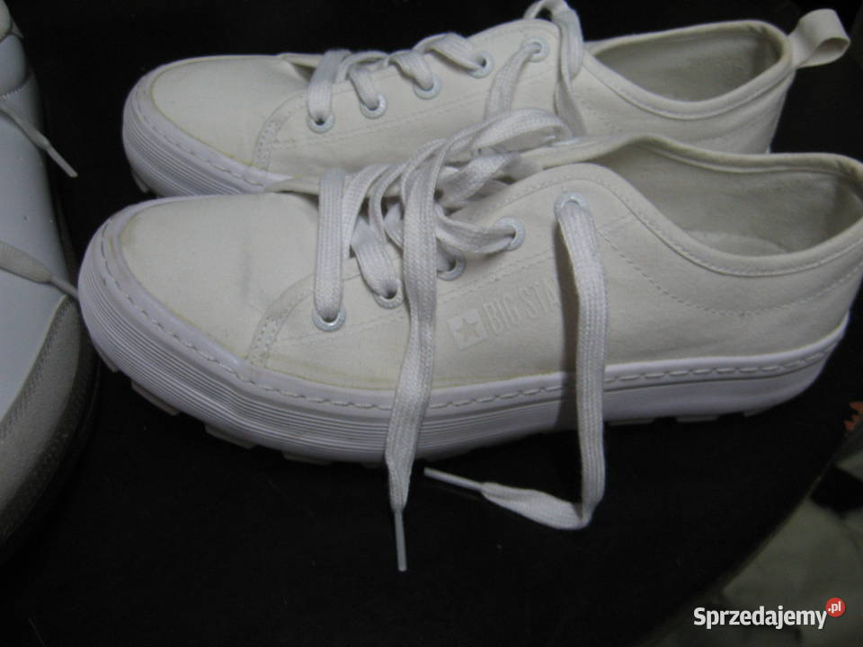 Trampki damskie 39 białe foto 2 pary Olsztyn