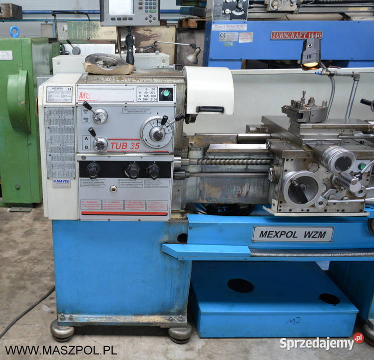 Tokarka uniwersalna TUB 35 x 1000 MEXPOL z