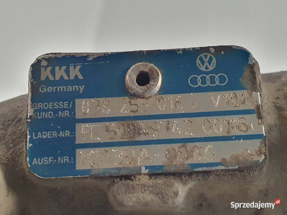 TURBOSPRĘŻARKA VW Bora Golf 19 TDI turbo Chełm