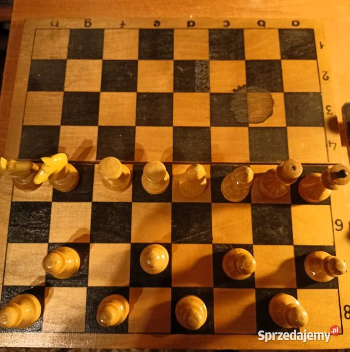 Radziecki zabytkowy zestaw szachowy Rosyjskie Tarnobrzeg