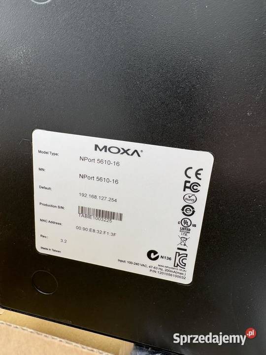 Moxa NPort 561016 Serwer portów szeregowych Warszawa