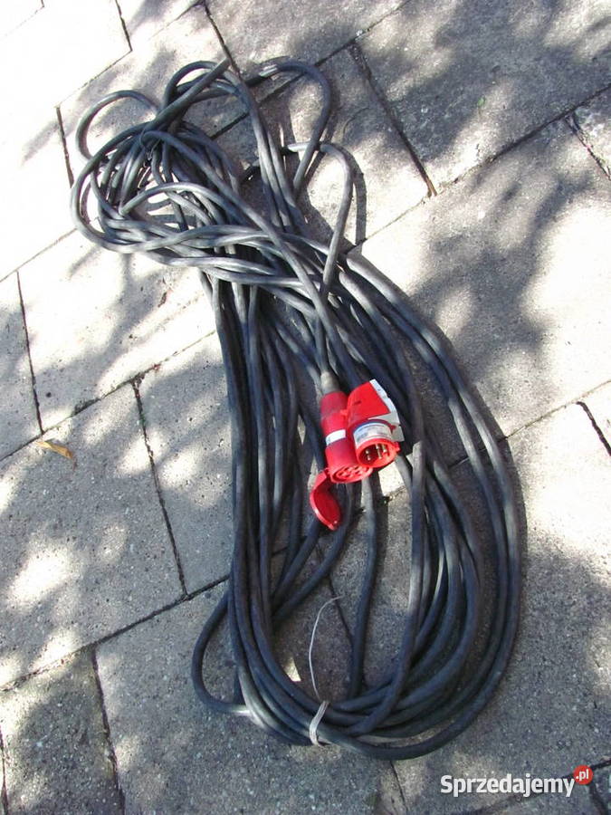 Kabel siłowy w gumie przedłużacz budowlany 32A łódzkie Łódź