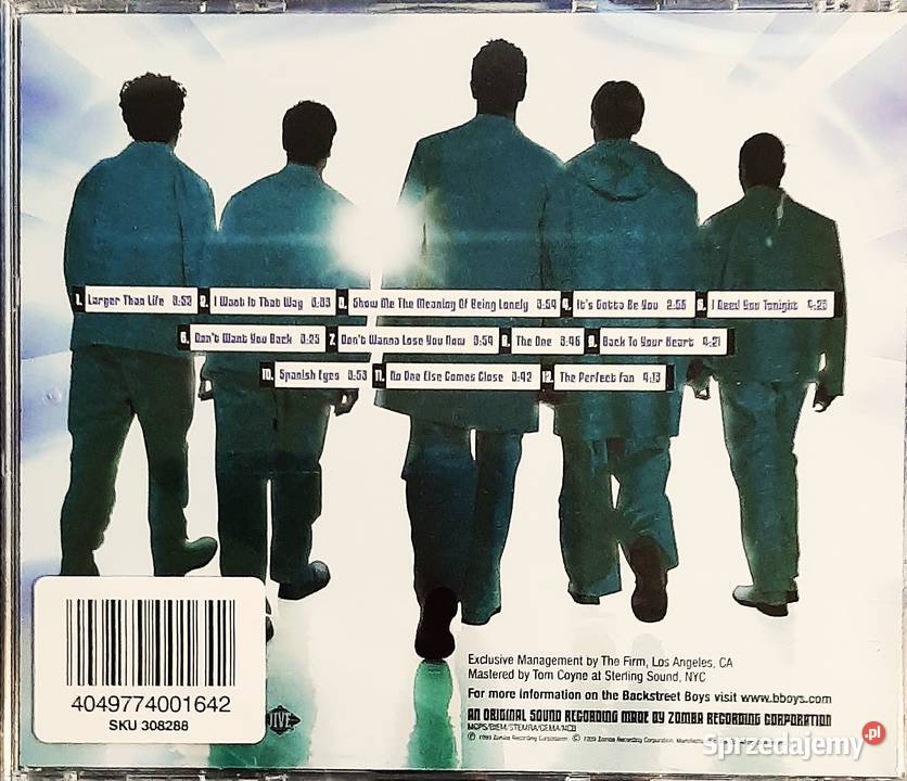 CD Nowa Album CD Zespołu BACK STREET BOYS Album śląskie Bytom