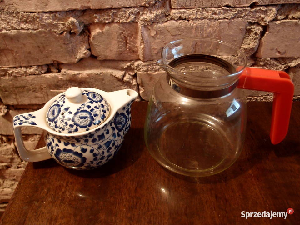 Okres PRL Dzbanek czajniczek do herbaty Pozostałe Łódź sprzedam