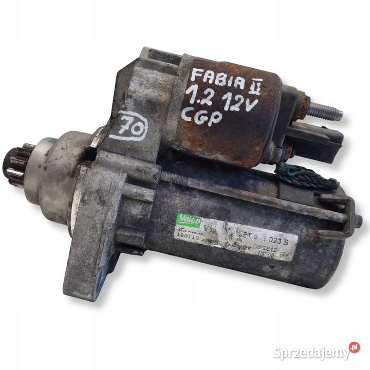 ROZRUSZNIK Skoda Fabia II 12 12V D6GS12 valeo Motoryzacja lubelskie