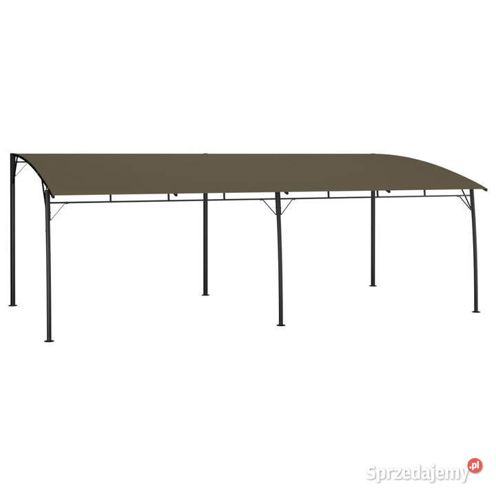 Zadaszenie ogrodowe 6 x 3 x 255 m kolor taupe Warszawa