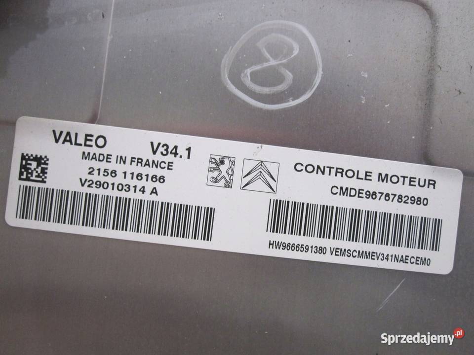 CITROEN C3 II 12r komputer sterownik silnika Kielce